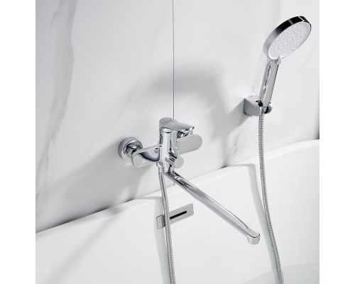 Смеситель для ванны Shevanik S4322, хром