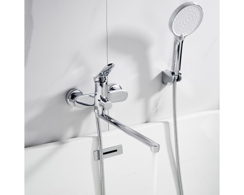 Смеситель для ванны Shevanik S4322, хром