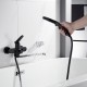 Смеситель для ванны Shevanik S4322H, черный