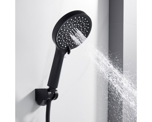 Смеситель для ванны Shevanik S4322H, черный