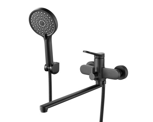 Смеситель для ванны Shevanik S4322H, черный