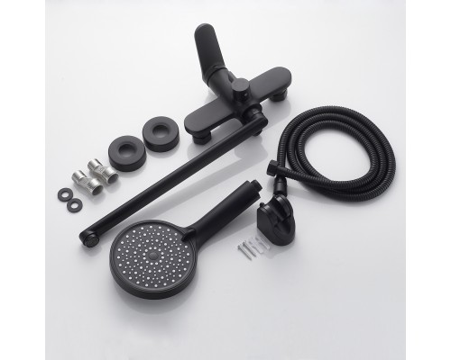 Смеситель для ванны Shevanik S4322H, черный