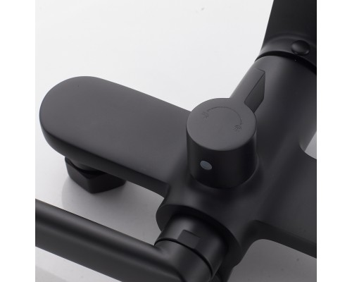 Смеситель для ванны Shevanik S4322H, черный