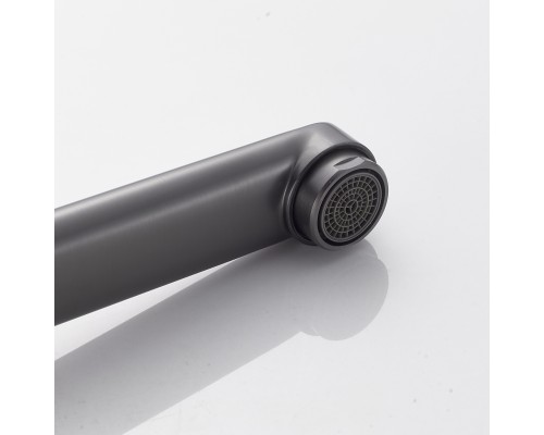 Смеситель для ванны Shevanik S4322T, оружейная сталь