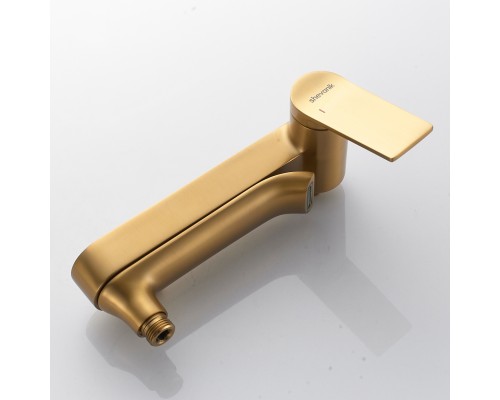 Смеситель для ванны Shevanik S4102G, золотой сатин