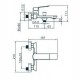 Смеситель для ванны Maretti Турин-ГМ TR22RF323, графит