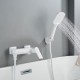 Смеситель для ванны Shevanik S4102C, белый
