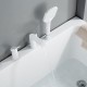 Смеситель на борт ванны Shevanik S4112C, белый