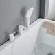 Смеситель на борт ванны Shevanik S4112C, белый