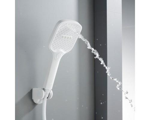 Смеситель для ванны Shevanik S4002C, белый