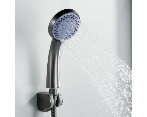 Смеситель для ванны Shevanik S5022T, оружейная сталь