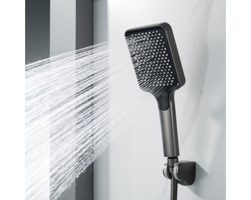 Смеситель для ванны Shevanik S9952T, оружейная сталь