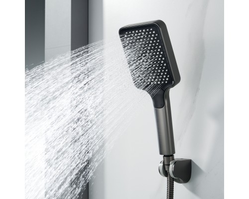 Смеситель для ванны Shevanik S9952T, оружейная сталь