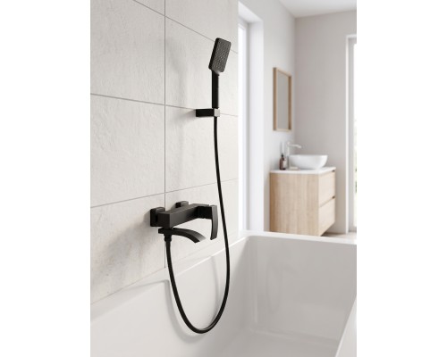 Смеситель для ванны Grocenberg GB8007BL, черный
