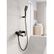 Смеситель для ванны Grocenberg GB8007BL, черный
