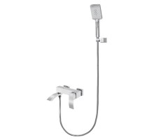 Смеситель для ванны Grocenberg GB8007WC, белый, хром