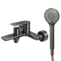 Смеситель для ванны Maretti Ритта-ГМ RIGM22RF505, оружейная сталь