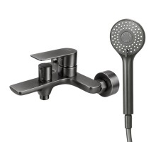 Смеситель для ванны Maretti Ритта-ГМ RIGM22RF505, оружейная сталь