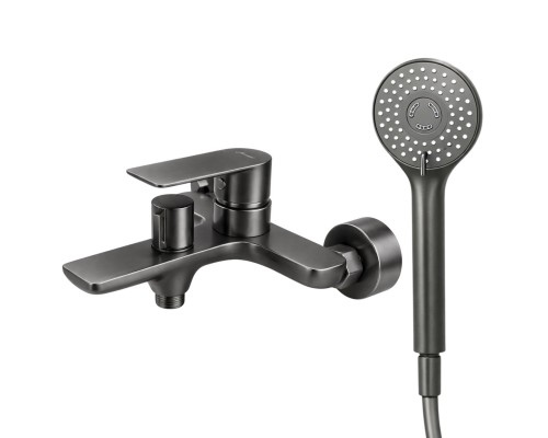 Смеситель для ванны Maretti Ритта-ГМ RIGM22RF505, оружейная сталь