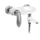Смеситель для ванны Grocenberg GB8001WC, белый/хром