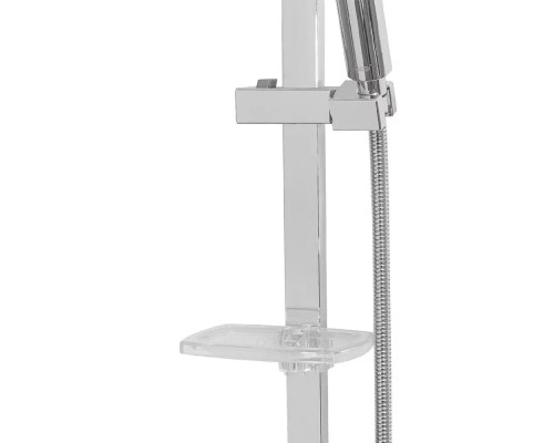 Набор для ванны 3 в 1 Grocenberg GB1007WC, белый/хром