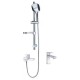 Набор для ванны 3 в 1 Grocenberg GB1009WC, белый/хром