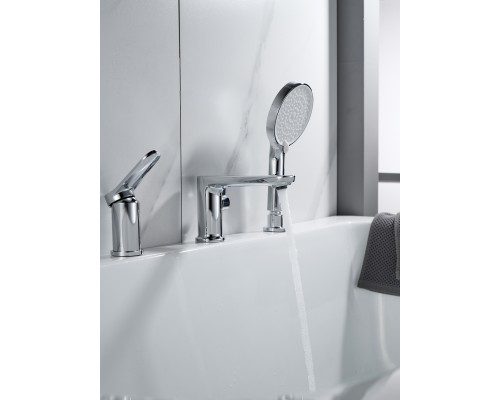Смеситель на борт ванны Shevanik S4312, хром