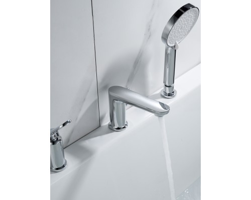 Смеситель на борт ванны Shevanik S4312, хром