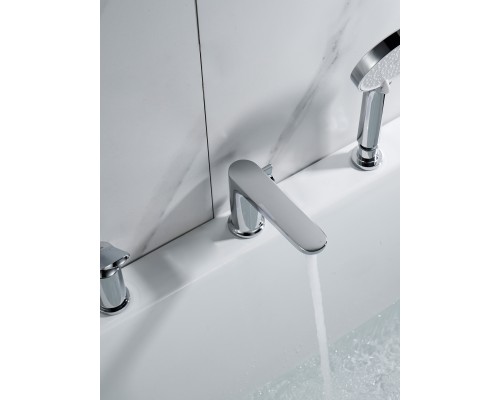 Смеситель на борт ванны Shevanik S4312, хром