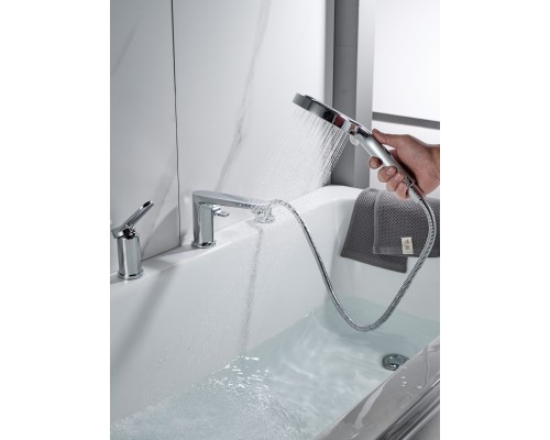 Смеситель на борт ванны Shevanik S4312, хром