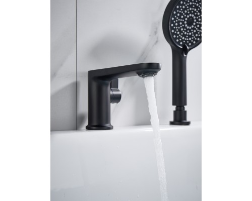 Смеситель на борт ванны Shevanik S4312H, черный