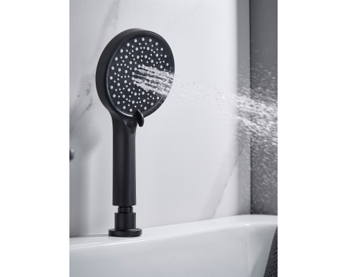 Смеситель на борт ванны Shevanik S4312H, черный
