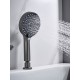 Смеситель на борт ванны Shevanik S4312T, оружейная сталь