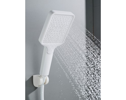 Смеситель для ванны Shevanik S4522C, белый