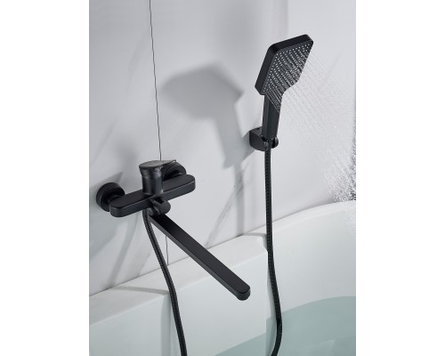 Смеситель для ванны Shevanik S4522H, черный