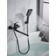 Смеситель для ванны Shevanik S4522H, черный