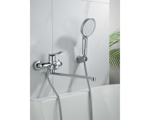 Смеситель для ванны Shevanik S4722, хром