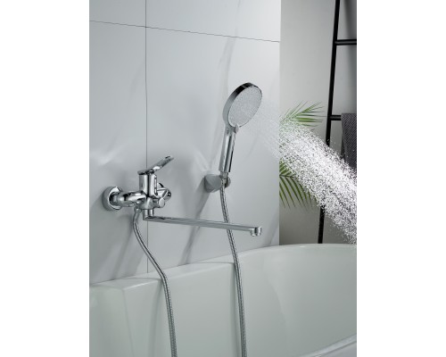 Смеситель для ванны Shevanik S4722, хром