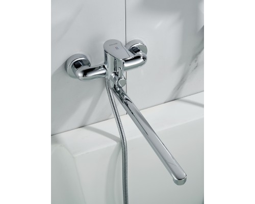 Смеситель для ванны Shevanik S4722, хром