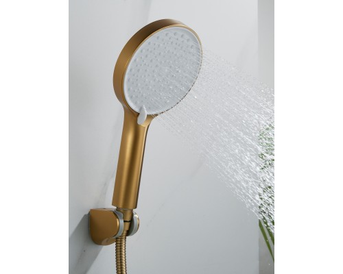 Смеситель для ванны Shevanik S4722G, золотой сатин