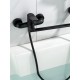 Смеситель для ванны Shevanik S4722H, черный