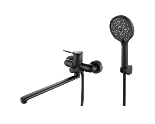 Смеситель для ванны Shevanik S4722H, черный