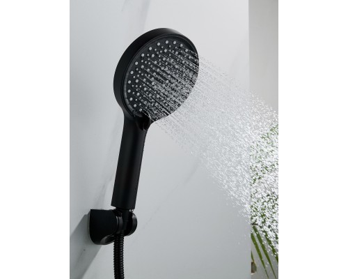 Смеситель для ванны Shevanik S4722H, черный