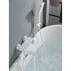 Смеситель для ванны Shevanik S4552C, белый