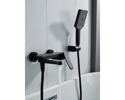 Смеситель для ванны Shevanik S4552H, черный