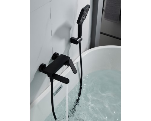 Смеситель для ванны Shevanik S4552H, черный