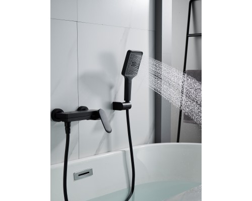 Смеситель для ванны Shevanik S4552H, черный