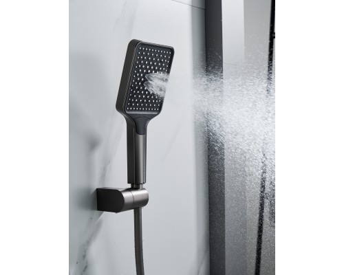Смеситель для ванны Shevanik S4552T, оружейная сталь
