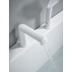 Смеситель на борт ванны Shevanik S4812C, белый