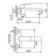 Смеситель для ванны FRAP F3246, хром